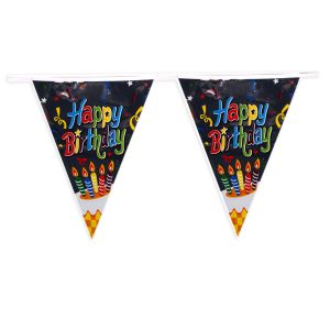 Парти гирлянд - флагчета - Happy Birthday - 4.8 м.