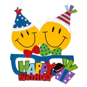 Парти табела - Happy Birthday - Emoji - 32 х 28 см.