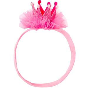 Карнавална панделка - розова корона