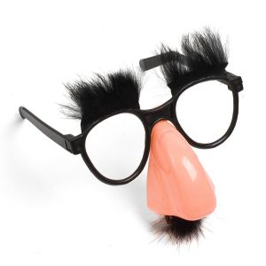 Карнавални очила с нос и вежди
