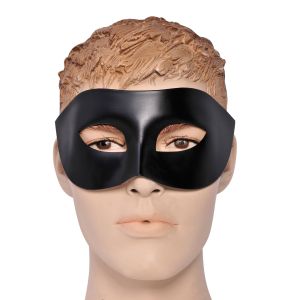 Карнавална маска - домино - черна