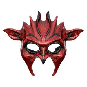 Карнавална маска - Дявол - червена