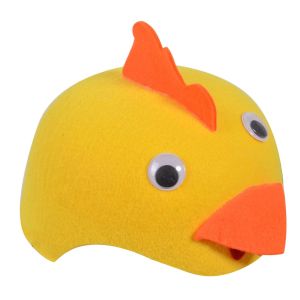 Карнавална шапка - жълто пиленце