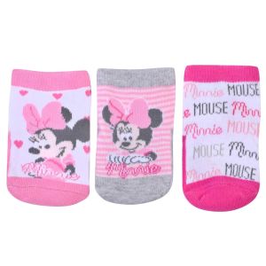 Бебешки чорапи - Мини Маус - 3 чифта