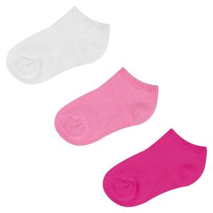 Бебешки чорапи - къси - 3 цвята - 3 чифта
