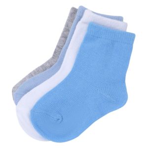 Бебешки чорапи - сини - 4 чифта