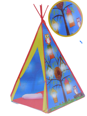 Детска къщичка за игра - индианска палатка - светеща