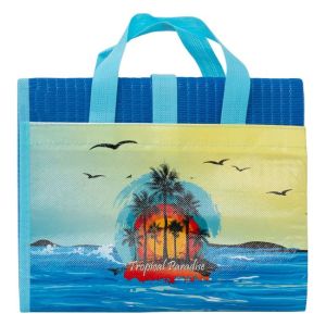 Плажна чанта с рогозка за тропически рай, 180 х 86 см.