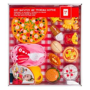 Детски комплект за хранене с продукти за рязане