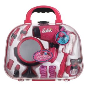 Чанта с детски фризьорски и козметични принадлежности