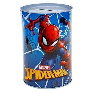Детска метална касичка Spiderman - 10 x 15 см.