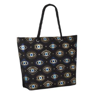 Плажна чанта Black Blue Eyes - 55 x 15 x 42 см.