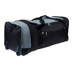 Пътна чанта с колела - Сиво Черна - 82 x 32 x 32 см. - 84 литра - 15 кг.