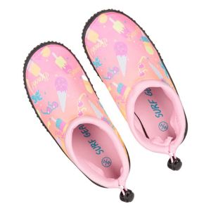 Аква обувки - детски - розови с принт сладолед