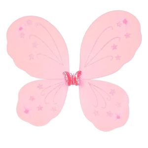 Карнавални крила - Пеперуда - Розови - 37 x 40 см.