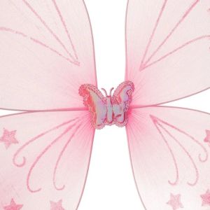 Карнавални крила - Пеперуда - Розови - 37 x 40 см.