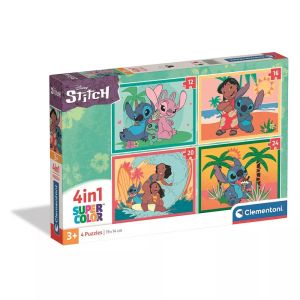 Пъзел Лило и Стич 4 в 1