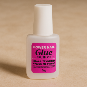 Лепило за изкуствени нокти - с четчица - 5 мл.