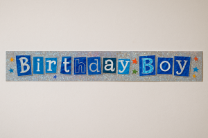 Парти гирлянд - Birthday Boy - 266 х 11 см.