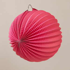 Парти декоративна топка - розова - 20 см.