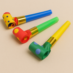 Парти свирки - многоцветни - 50 бр.