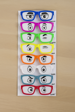 Парти очила - цветни - 8 бр.