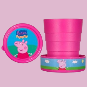 Сгъваема чаша PEPPA PIG - 210 мл.