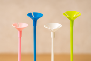 Дръжка за балон - цветна - 40 см. - 20 бр.