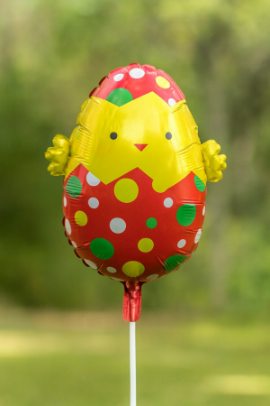 Парти балон - великденско яйце с пиленце - 51 х 59 см.