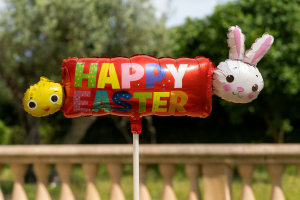 Парти балон - Happy Easter - 51 х 113 см.