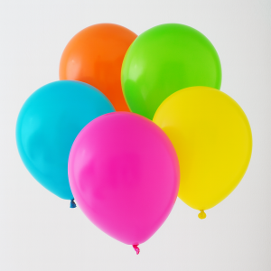 Парти балони - неонови - 35 см. - 5 бр.