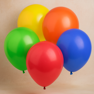 Парти балони - цветни - 35 см. - 5 бр.