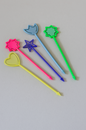 Парти клечки - цветни - 36 бр.