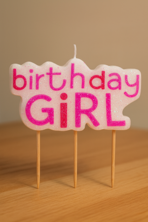 Свещ за торта - BIRTHDAY GIRL
