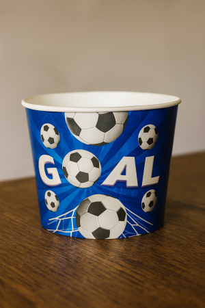 Парти купа - футбол - картонена - 2400 мл.