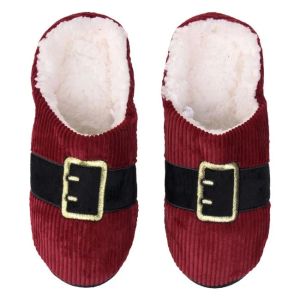 Мъжки коледни чехли - Колан на Дядо Коледа - Различни размери 