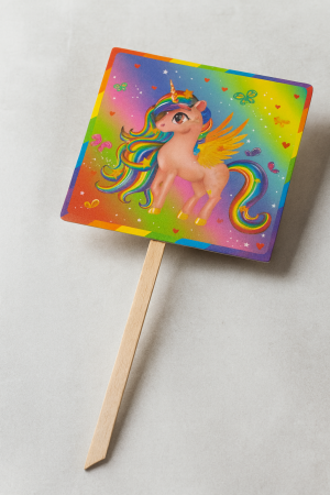 Парти декорация - еднорог - 38 х 38 см.