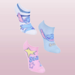 Дамски чорапи Лило и Стич - Един размер (37-41) х 3 чифта 