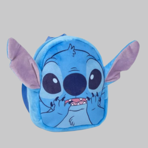 Плюшена раница от кадифе - Лило и Стич - 17,5 x 7 x 21 см.