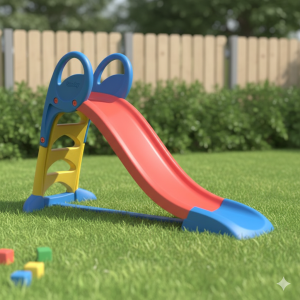 Детска пързалка - цветна