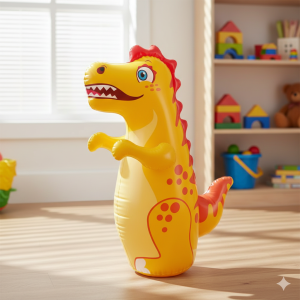 3D надуваема фигура - конус - животно - 90 см.