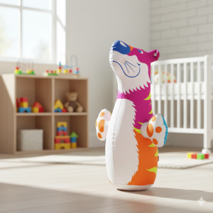 3D надуваема фигура - конус - животно - 90 см.