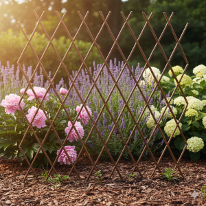 Градинска ограда - пергола - дървена - 120 х 60 см.