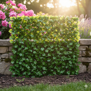 Градинска ограда - пергола - изкуствена зеленина - 1 х 2 м.