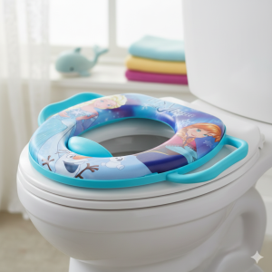 Детска седалка за тоалетна - FROZEN - с дръжки