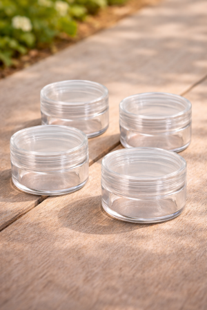 Бурканчета за кремове и лосиони - за път - 11 мл. - 4 бр.