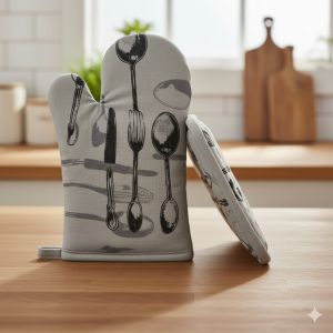 Кухненска ръкавица и ръкохватка - прибори