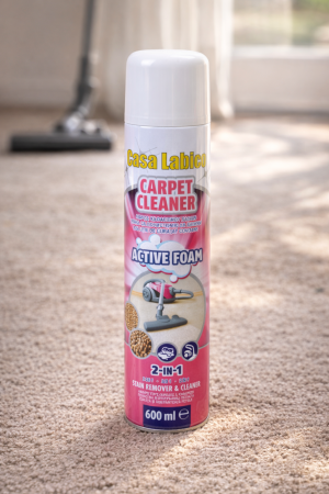 Пяна за почистване на килими - 2 в 1 - 600 мл.