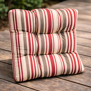 Декоративна възглавница за стол - цветно райе - 38 х 38 см.