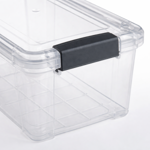 Кутия за съхранение с капак 5 литра - Пластмасова - 29 x 19 x 14.5 см.